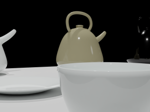A set of dishes 3D 모델
