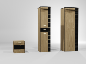 Decorative cabinets 3 in 1 Super pack Model 3D