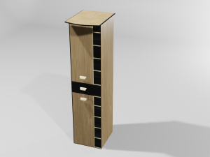 Decorative cabinets 3 in 1 Super pack Model 3D