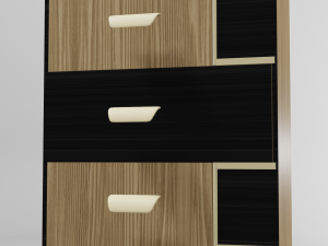 Decorative cabinets 3 in 1 Super pack Model 3D