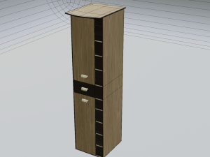 Decorative cabinets 3 in 1 Super pack Model 3D