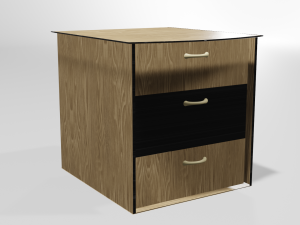 Decorative cabinets 3 in 1 Super pack Model 3D