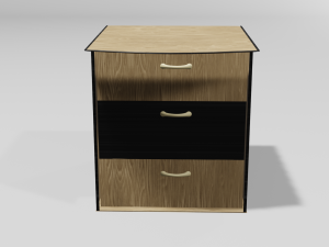 Decorative cabinets 3 in 1 Super pack Model 3D
