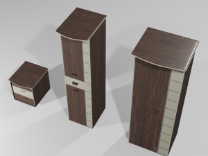 Decorative cabinets 3 in 1 Super pack Modelo 3D