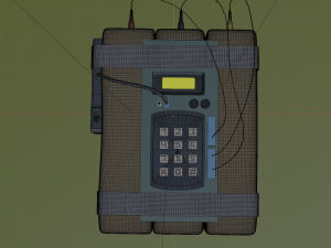 C4 Bomb 3D Model