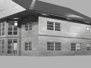 Two-storey house 3D Model