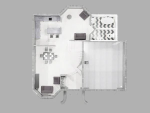 Two-storey house 3D Model
