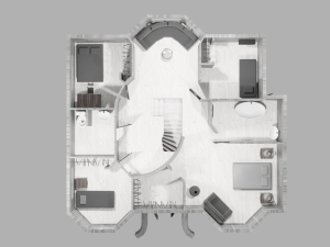 Two-storey house 3Dモデル