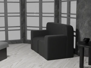 Two-storey house 3D Model