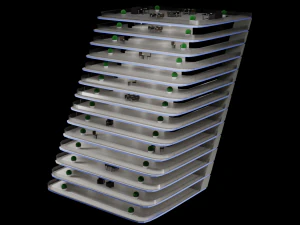Hotel multi-storey building 3D Model