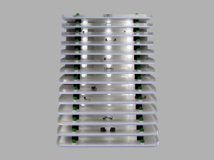 Hotel multi-storey building 3D Модель