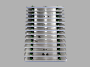 Hotel multi-storey building 3D Model