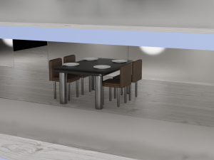 Hotel multi-storey building 3D Модель