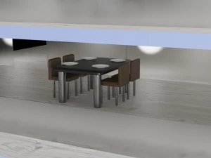 Hotel multi-storey building 3D Model