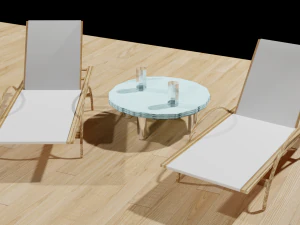 Swimming pool outdoor pool 3D Model