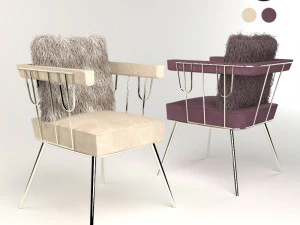 Fancy Gloria Chair 3D Model