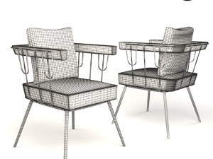 Fancy Gloria Chair 3D Model