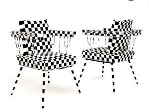 Fancy Gloria Chair 3D Model