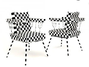 Fancy Gloria Chair 3D Model