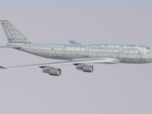 Boeing 747 3D Модель