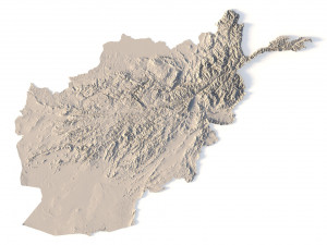 Afghanistan STL 3D Принт Модель