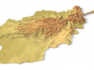 Afghanistan STL 3D Принт Модель