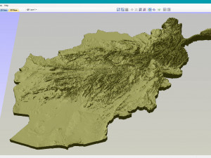 Afghanistan STL 3D Принт Модель