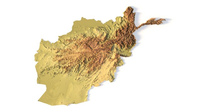Afghanistan STL 3D Принт Модель .c4d .max .obj .3ds .fbx .stl .blend 