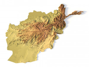 Afghanistan STL 3D-printmodel