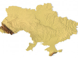 Ukraine STL 3D-Druckmodell