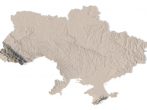 Ukraine STL 3D-Druckmodell