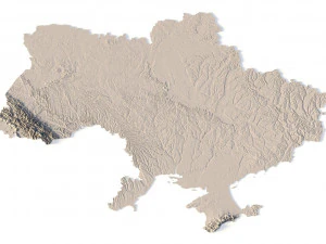 Ukraine STL 3D Print Model