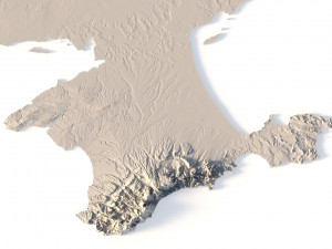 Ukraine STL 3D-Druckmodell
