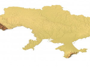 Ukraine STL 3D-Druckmodell