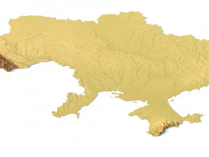 Ukraine STL 3D Print Model