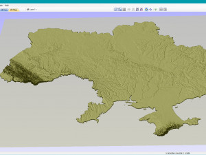 Ukraine STL 3D-Druckmodell