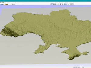 Ukraine STL 3D Print Model