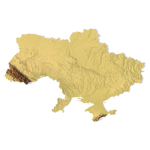Ukraine STL 3D-Druckmodell .c4d .max .obj .3ds .fbx .stl .blend 