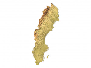 Sweden STL 3D 打印模型