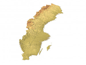 Sweden STL Model Cetak 3D