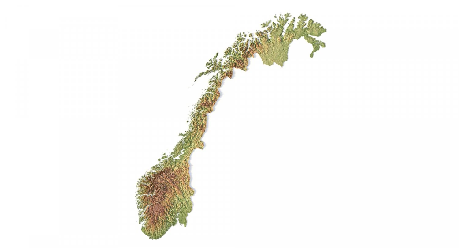 Norway STL 3D Print Model .c4d .max .obj .3ds .fbx .stl .blend