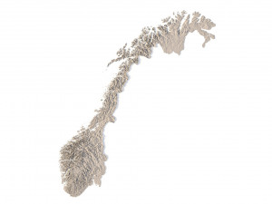 Norway STL 3D Baskı Modeli