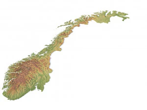 Norway STL 3D Print Model