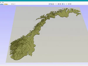 Norway STL 3D Print Model