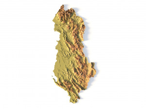 Albania STL Modelo de impresión 3D