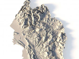 Albania STL 3D Print Model