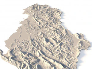 Albania STL 3D Print Model