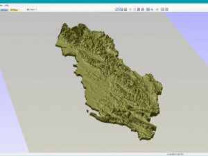 Albania STL 3D Print Model
