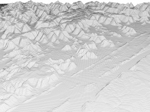 Alabama Topographic Map STL Model 3D 打印模型