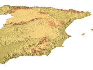 Spain STL 3D Print Model